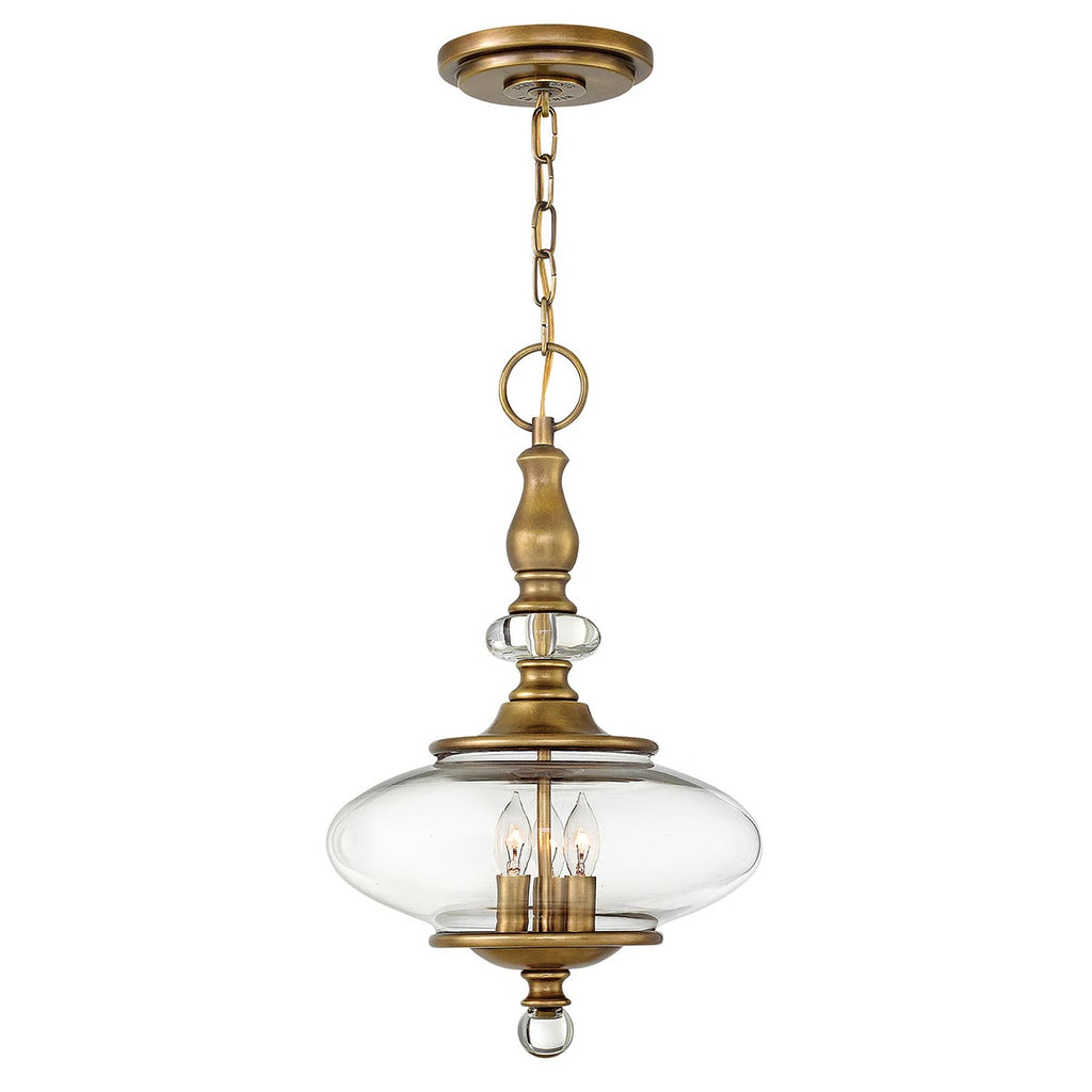 Pendelleuchte Wexley (messingfarben) 3x - Elstead Lighting