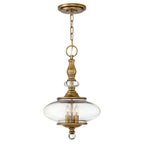 Pendelleuchte Wexley (messingfarben) 3x - Elstead Lighting