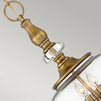 Pendelleuchte Wexley (messingfarben) 3x - Elstead Lighting