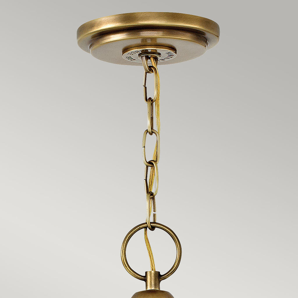 Pendelleuchte Wexley (messingfarben) 5x - Elstead Lighting