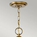 Pendelleuchte Wexley (messingfarben) 5x - Elstead Lighting