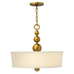 Pendelleuchte Zelda (messingfarben) 3x - Elstead Lighting