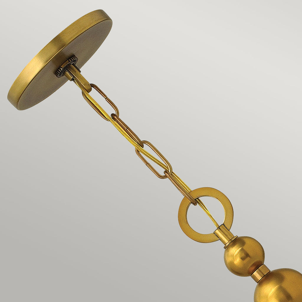 Pendelleuchte Zelda (messingfarben) 3x - Elstead Lighting
