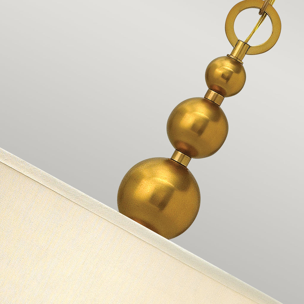 Pendelleuchte Zelda (messingfarben) 3x - Elstead Lighting