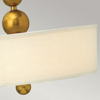 Pendelleuchte Zelda (messingfarben) 3x - Elstead Lighting