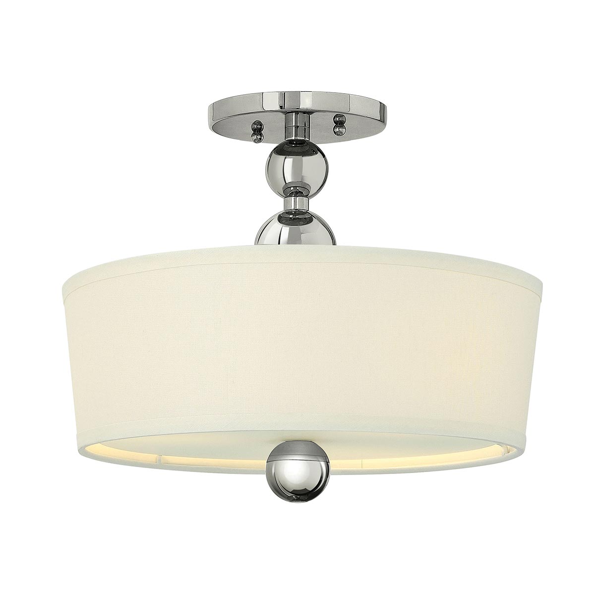 Deckenleuchte Zelda (Nickel) 3x - Elstead Lighting