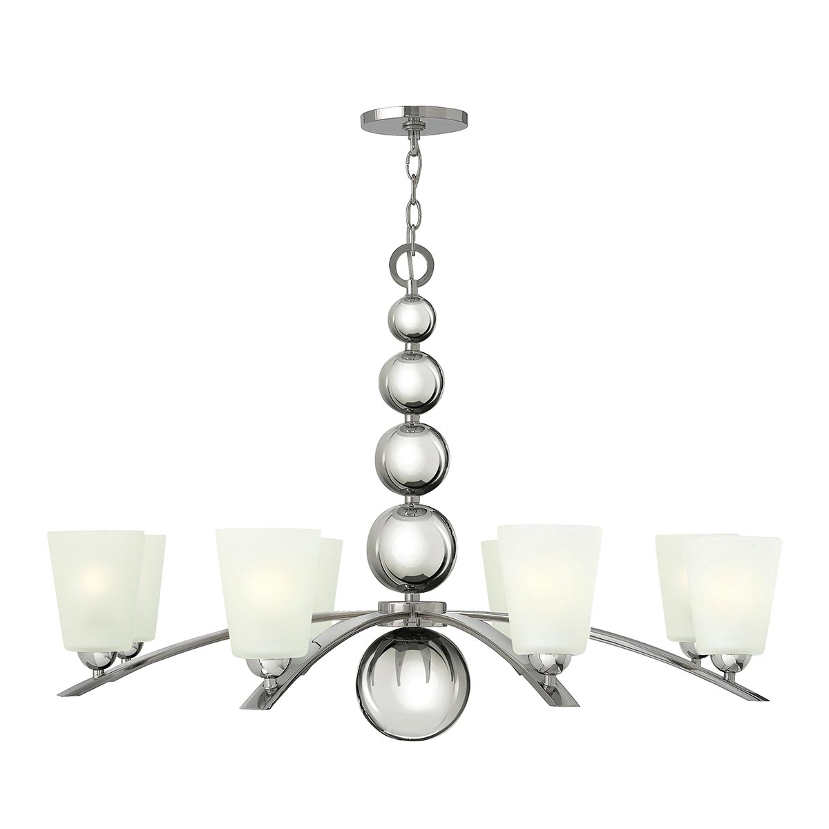 Pendelleuchte Zelda (Nickel) 8x - Elstead Lighting
