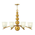 Pendelleuchte Zelda (messingfarben) 8x - Elstead Lighting