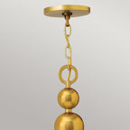Pendelleuchte Zelda (messingfarben) 8x - Elstead Lighting