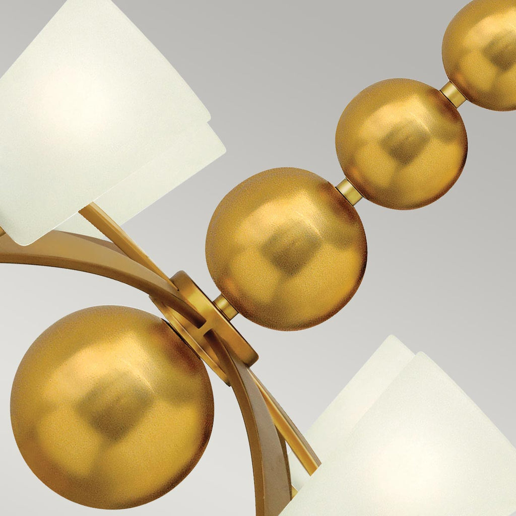 Pendelleuchte Zelda (messingfarben) 8x - Elstead Lighting
