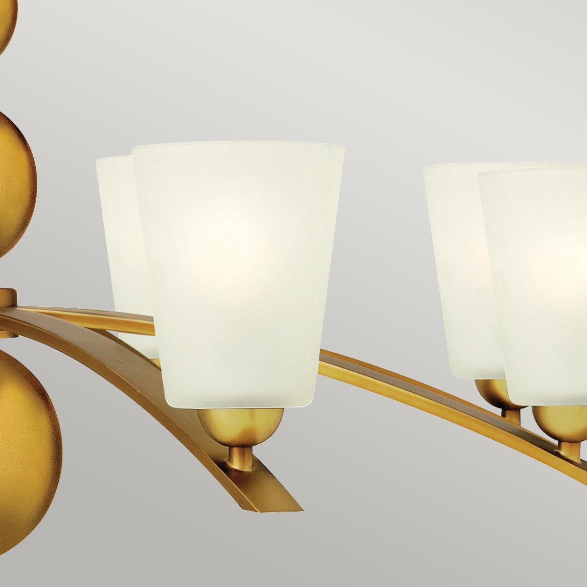 Pendelleuchte Zelda (messingfarben) 8x - Elstead Lighting