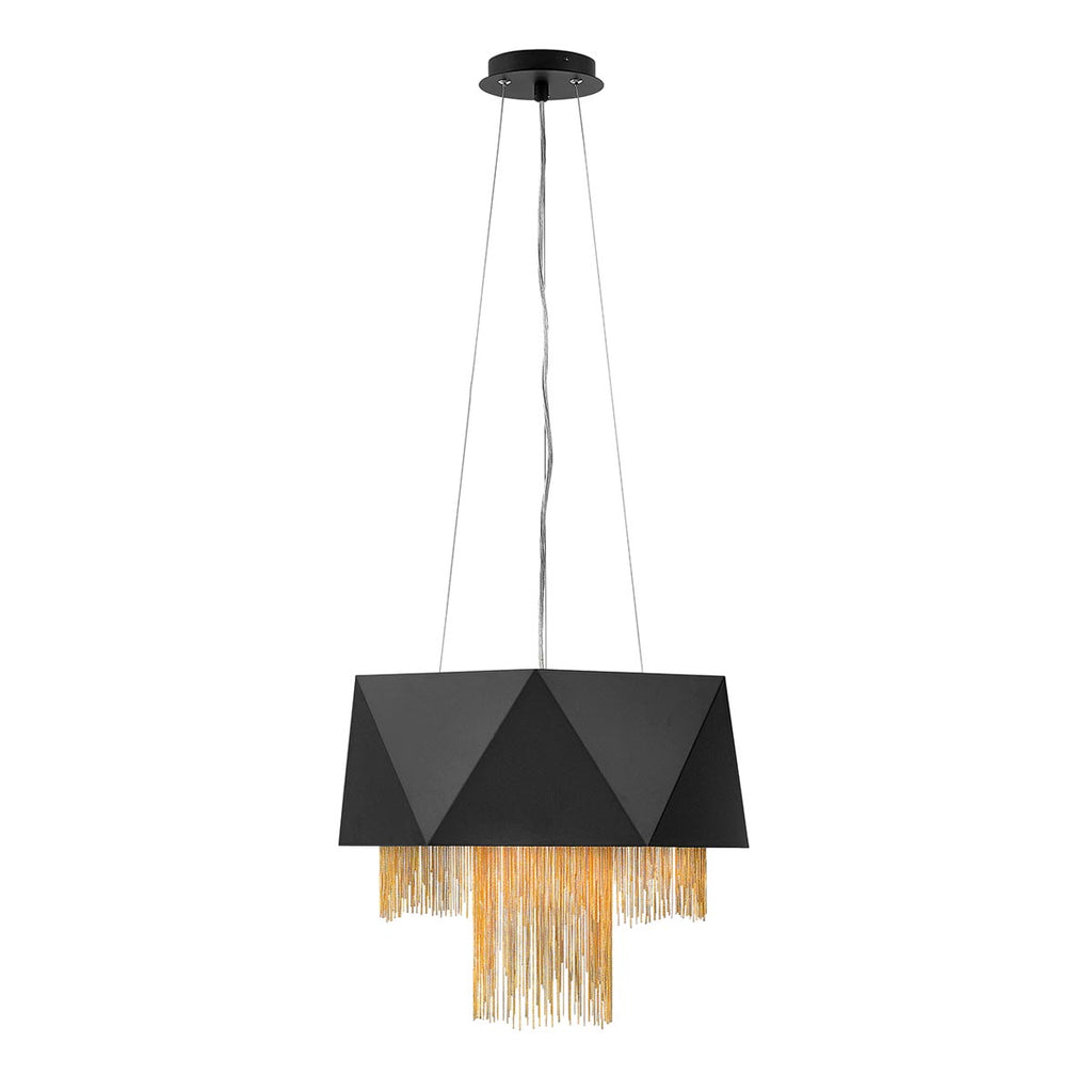 Pendelleuchte Zuma (schwarz) 6x - Elstead Lighting