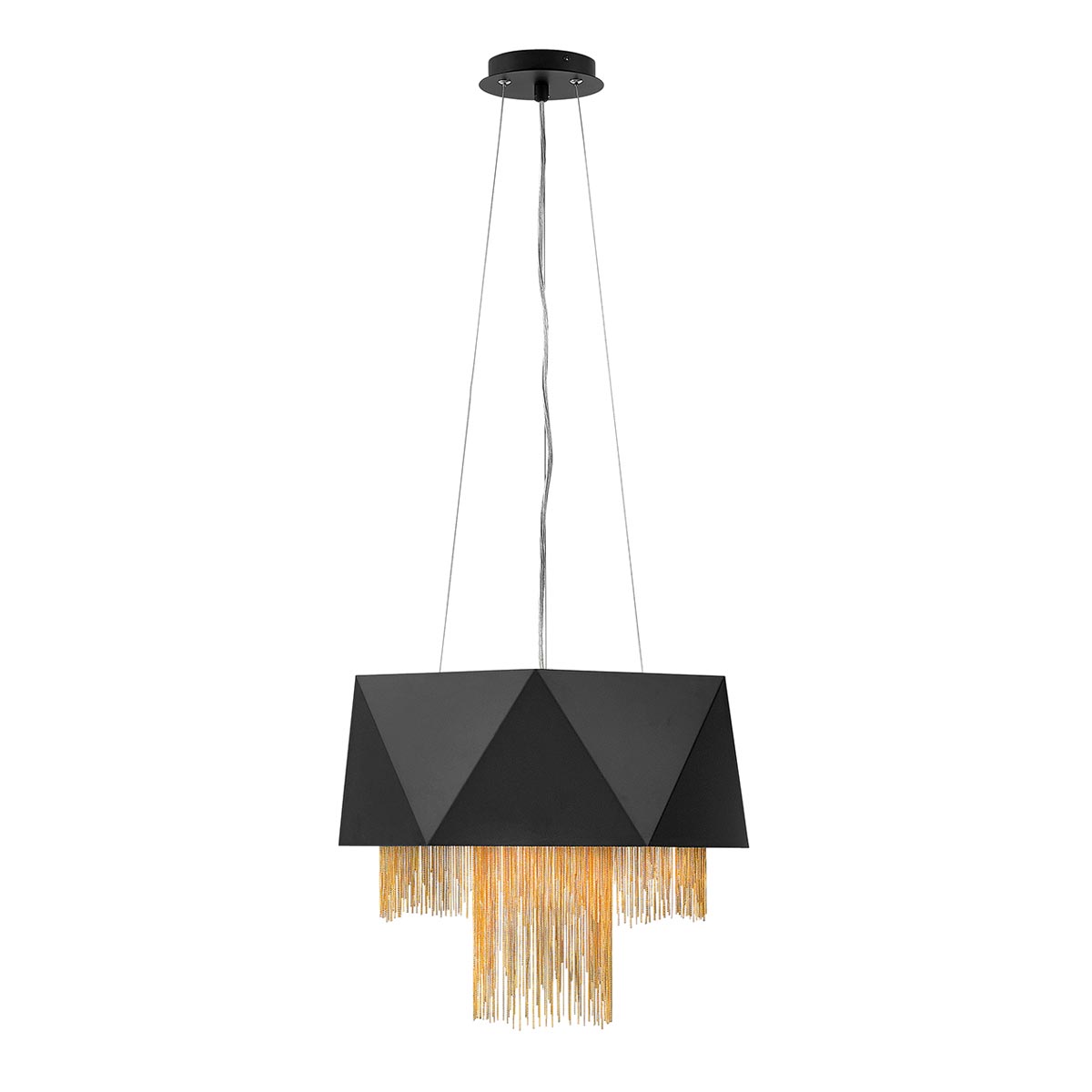 Pendelleuchte Zuma (schwarz) 6x - Elstead Lighting