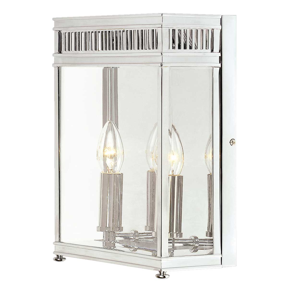 Außen-Wandleuchte Holborn (verchromt) 2x - Elstead Lighting