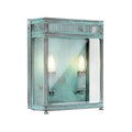 Außen-Wandleuchte Holborn (antik wirkende Grünspan-Patina auf Metall) 2x - Elstead Lighting