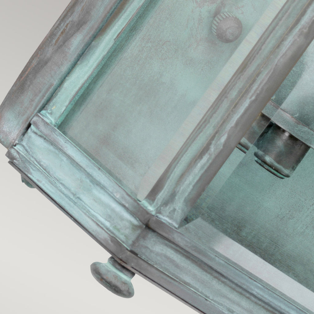 Außen-Wandleuchte Holborn (antik wirkende Grünspan-Patina auf Metall) 2x - Elstead Lighting