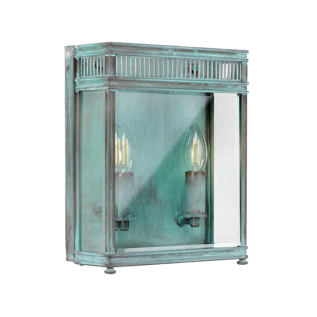 Außen-Wandleuchte Holborn (antik wirkende Grünspan-Patina auf Metall) 1x - Elstead Lighting