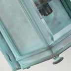 Außen-Wandleuchte Holborn (antik wirkende Grünspan-Patina auf Metall) 1x - Elstead Lighting