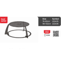Hoher Grillrost für eine Grillplatte 98cm & 102cm
