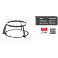 Hoher Ring für einen Spieß für die Grillplatte 78cm & 82cm