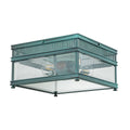 Außen-Deckenleuchte Holborn (antik wirkende Grünspan-Patina auf Metall) 2x - Elstead Lighting