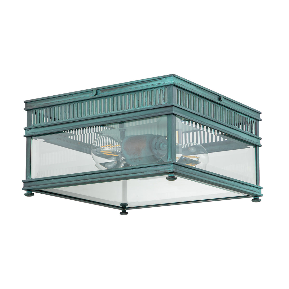 Außen-Deckenleuchte Holborn (antik wirkende Grünspan-Patina auf Metall) 2x - Elstead Lighting