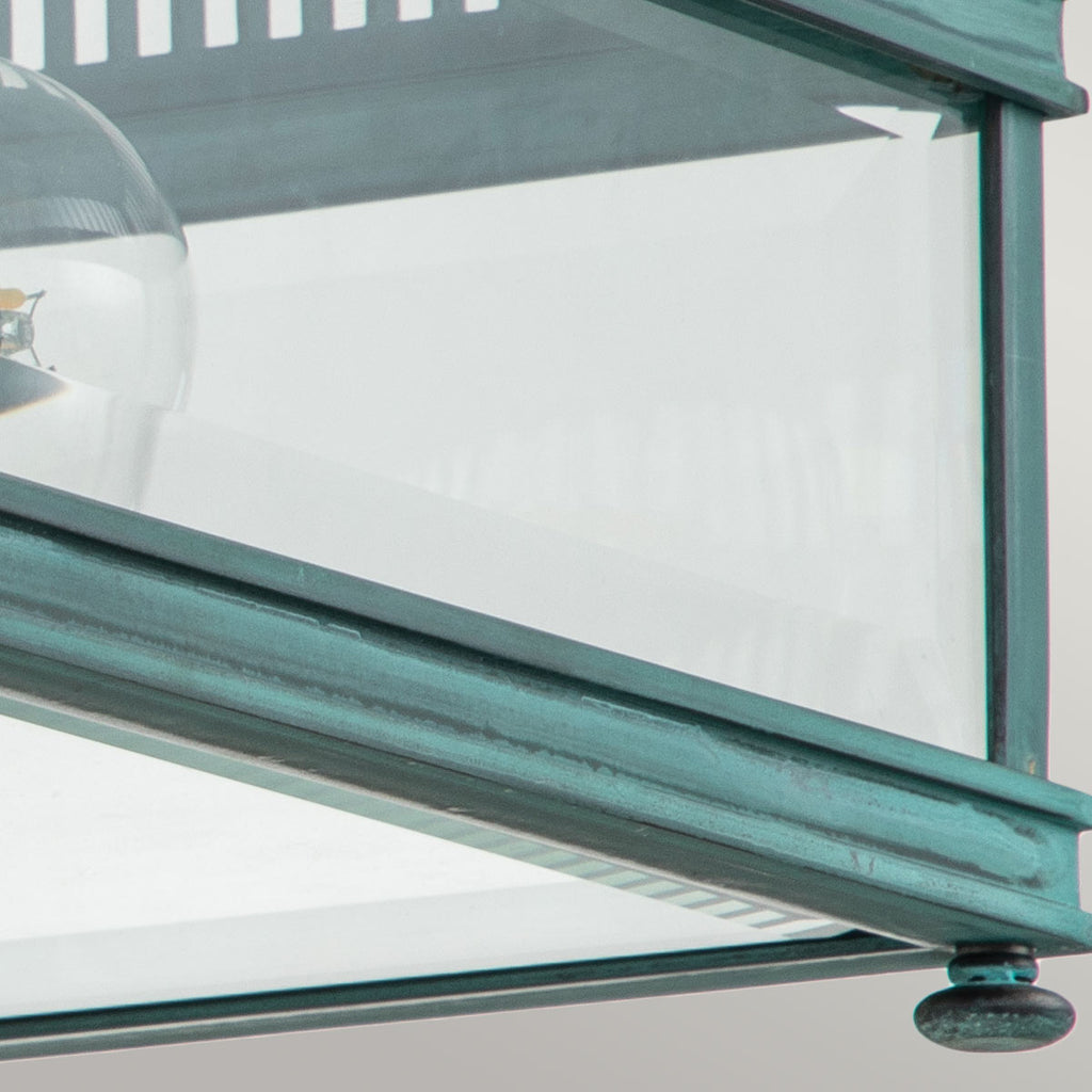 Außen-Deckenleuchte Holborn (antik wirkende Grünspan-Patina auf Metall) 2x - Elstead Lighting