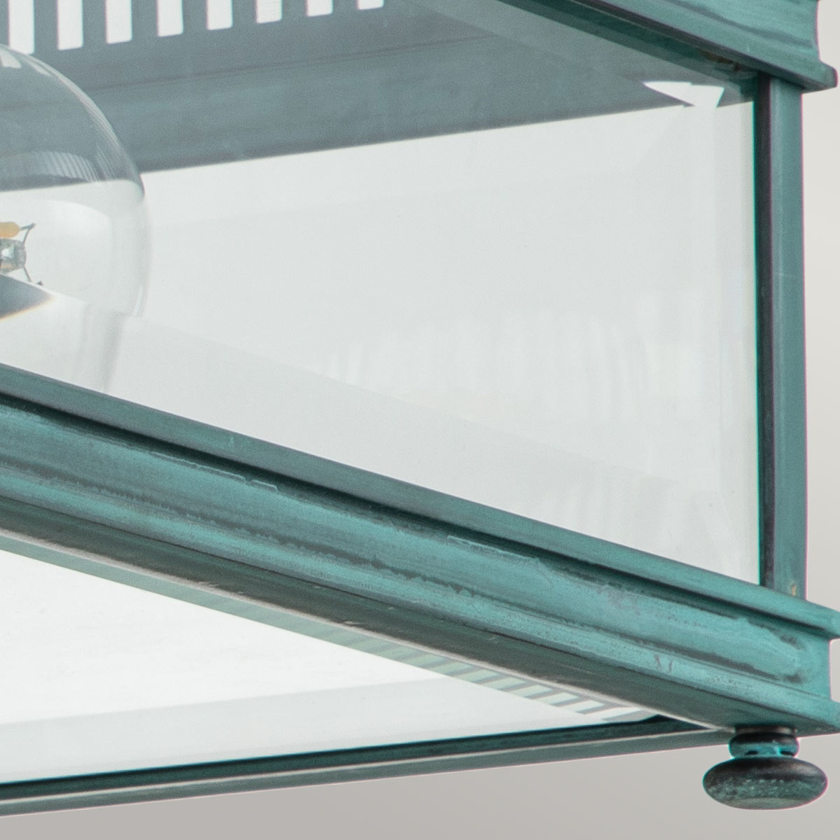 Außen-Deckenleuchte Holborn (antik wirkende Grünspan-Patina auf Metall) 2x - Elstead Lighting