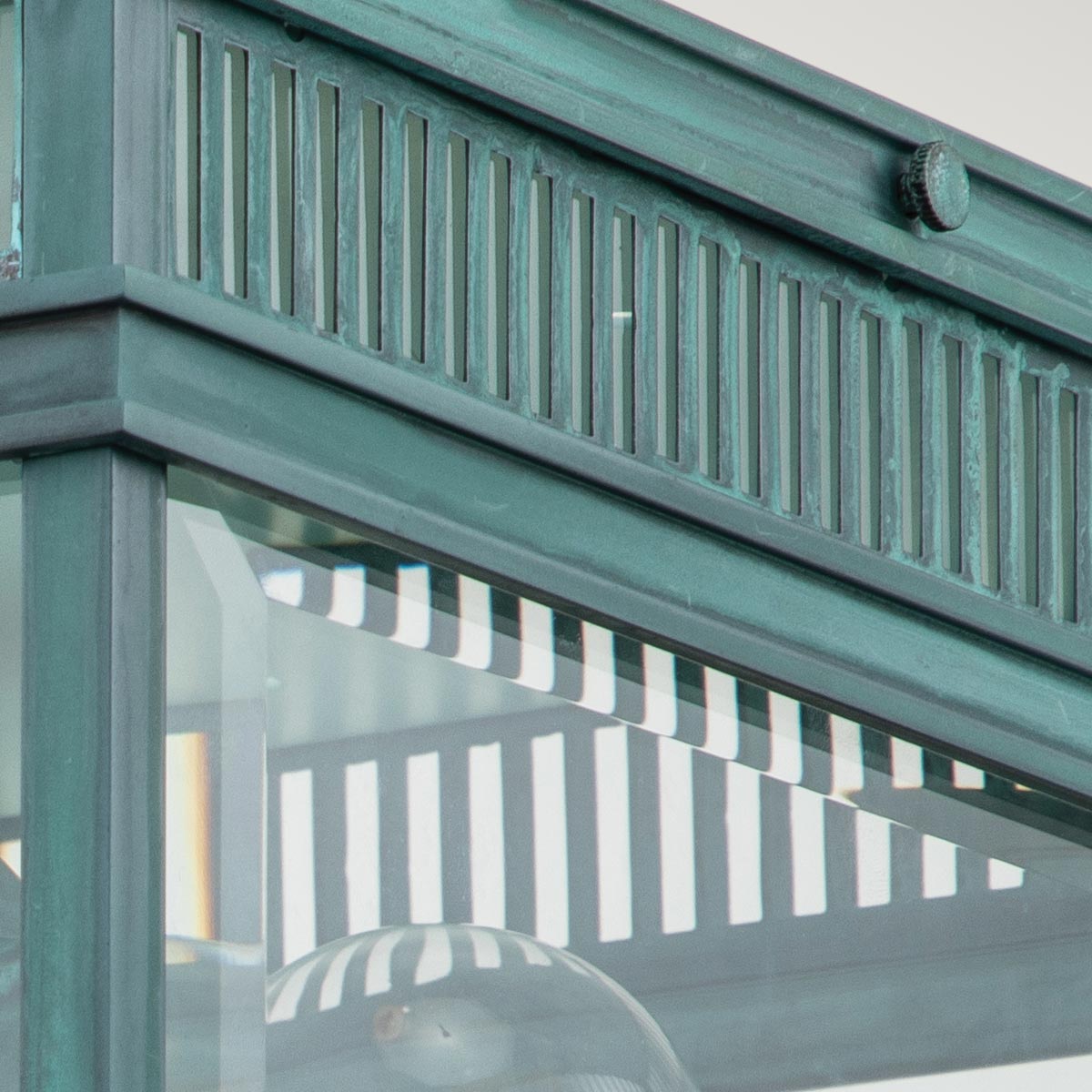 Außen-Deckenleuchte Holborn (antik wirkende Grünspan-Patina auf Metall) 2x - Elstead Lighting