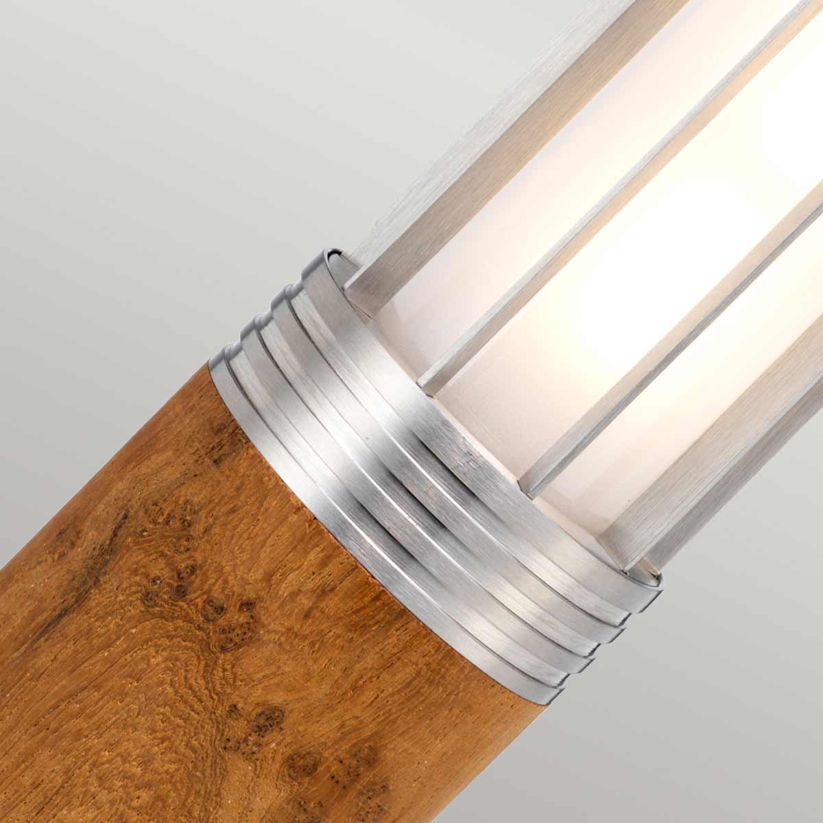 Außen-Wegeleuchte Hornsea (Teak with Stainless Steel) 1x - Elstead Lighting