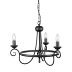 Pendelleuchte Harlech (schwarz) 3x - Elstead Lighting