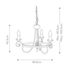 Pendelleuchte Harlech (schwarz) 3x - Elstead Lighting