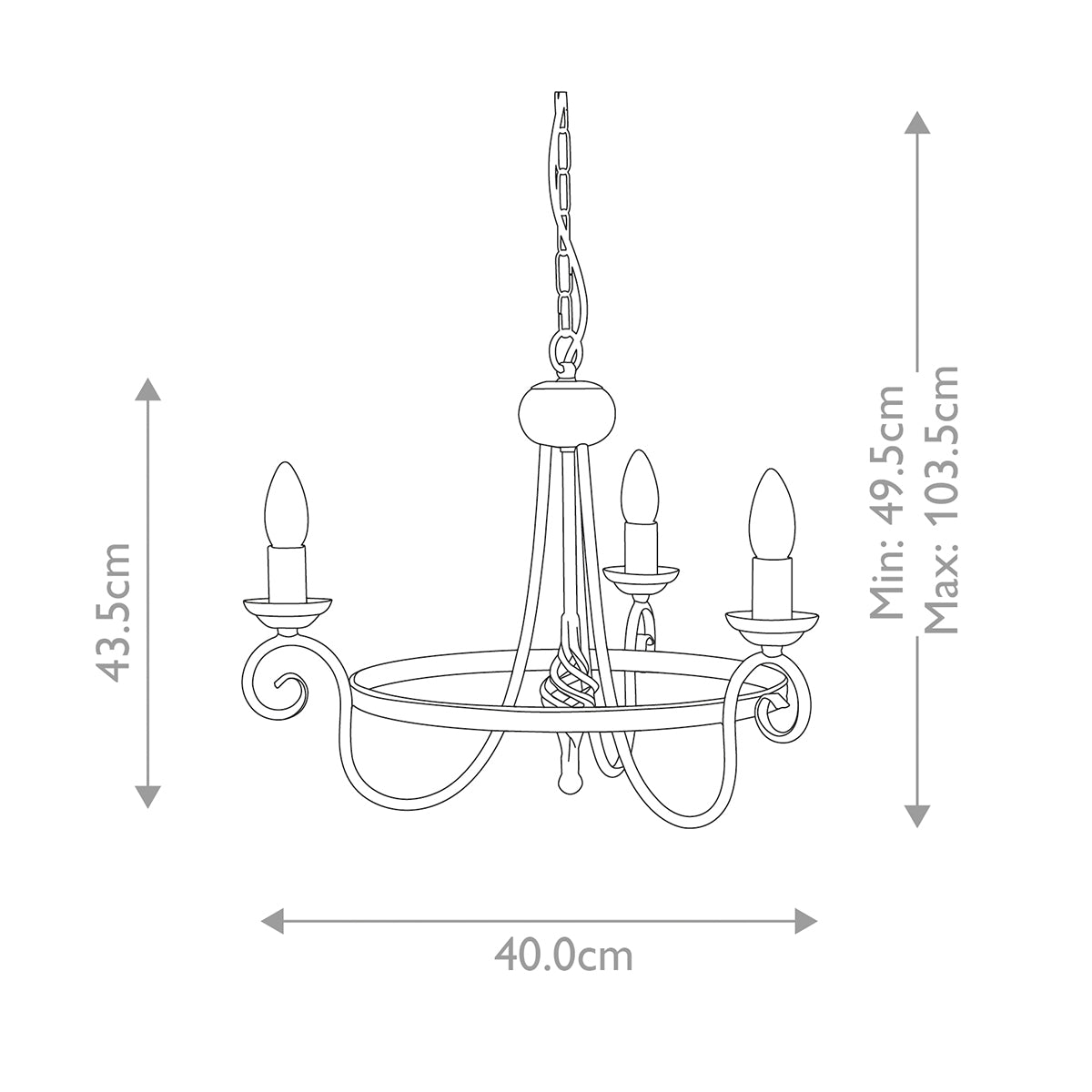 Pendelleuchte Harlech (schwarz) 3x - Elstead Lighting