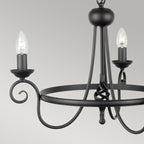 Pendelleuchte Harlech (schwarz) 3x - Elstead Lighting