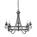 Pendelleuchte Harlech (schwarz) 5x - Elstead Lighting