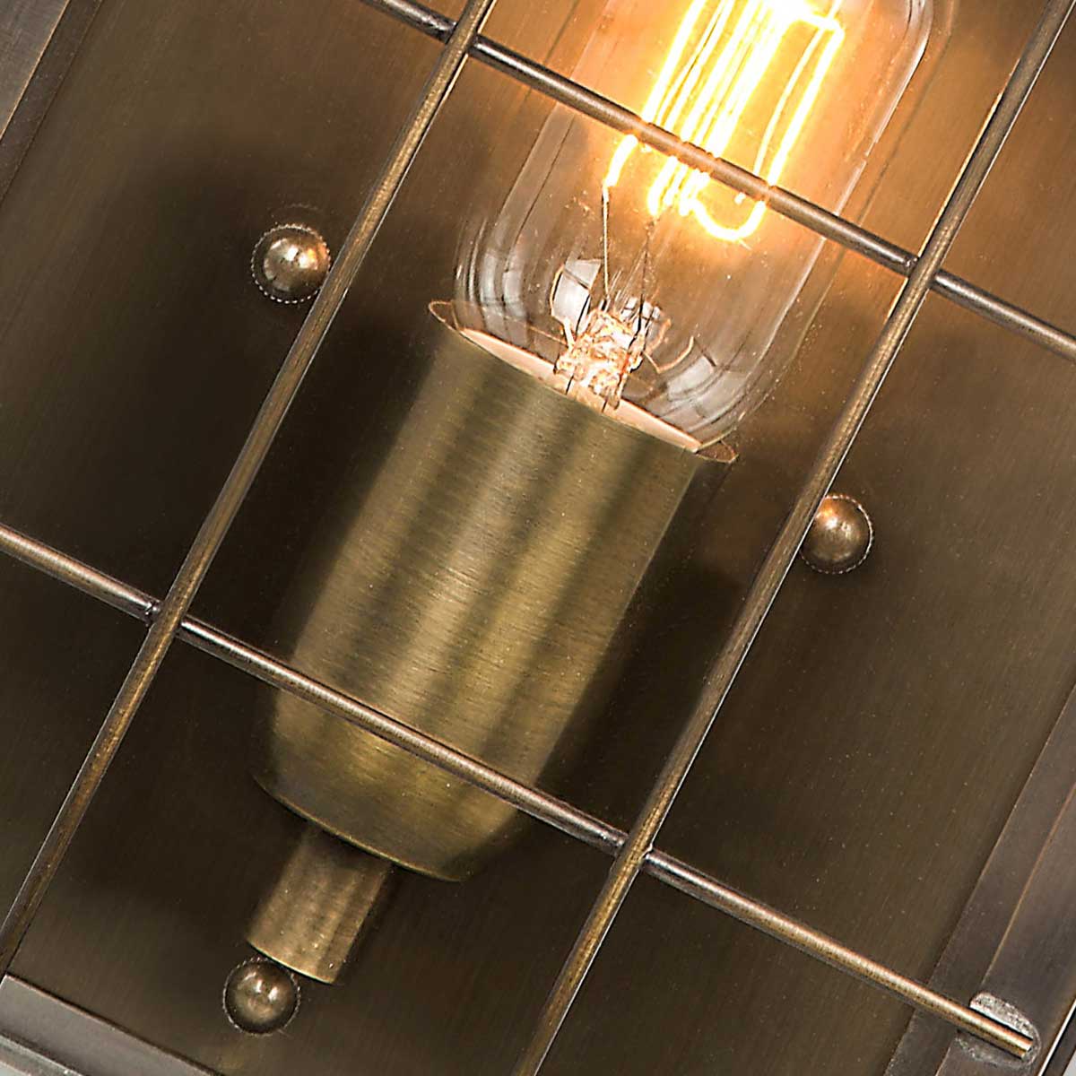 Außen-Wandleuchte Hyde Park (messingfarben) 1x - Elstead Lighting