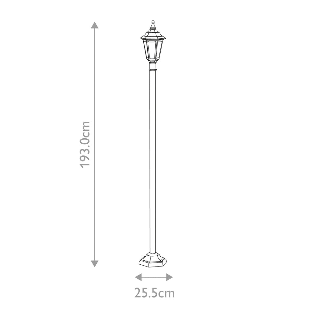 Außen-Stehleuchte Kinsale (schwarz) 1x - Elstead Lighting