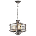 Pendelleuchte Ahrendale (Anvil Iron) 3x - Elstead Lighting
