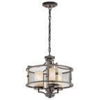 Pendelleuchte Ahrendale (Anvil Iron) 3x - Elstead Lighting