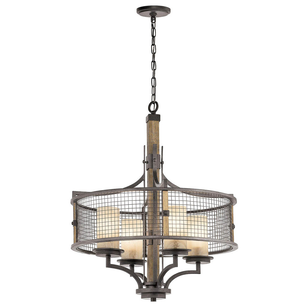 Pendelleuchte Ahrendale (Anvil Iron) 4x - Elstead Lighting