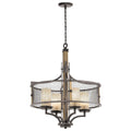 Pendelleuchte Ahrendale (Anvil Iron) 4x - Elstead Lighting