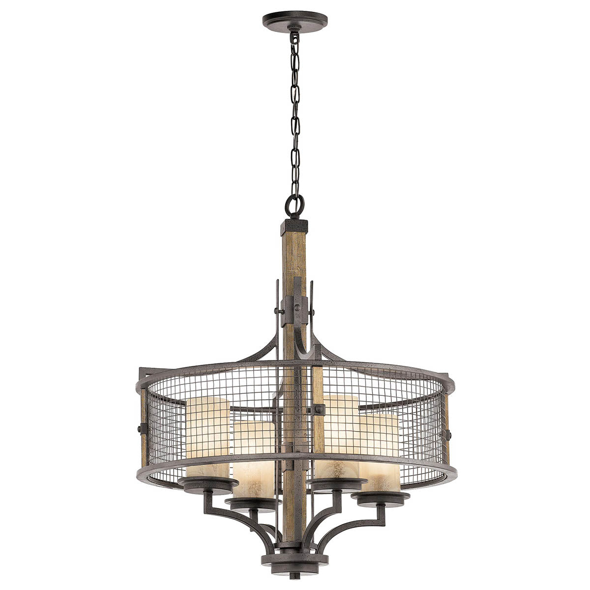 Pendelleuchte Ahrendale (Anvil Iron) 4x - Elstead Lighting