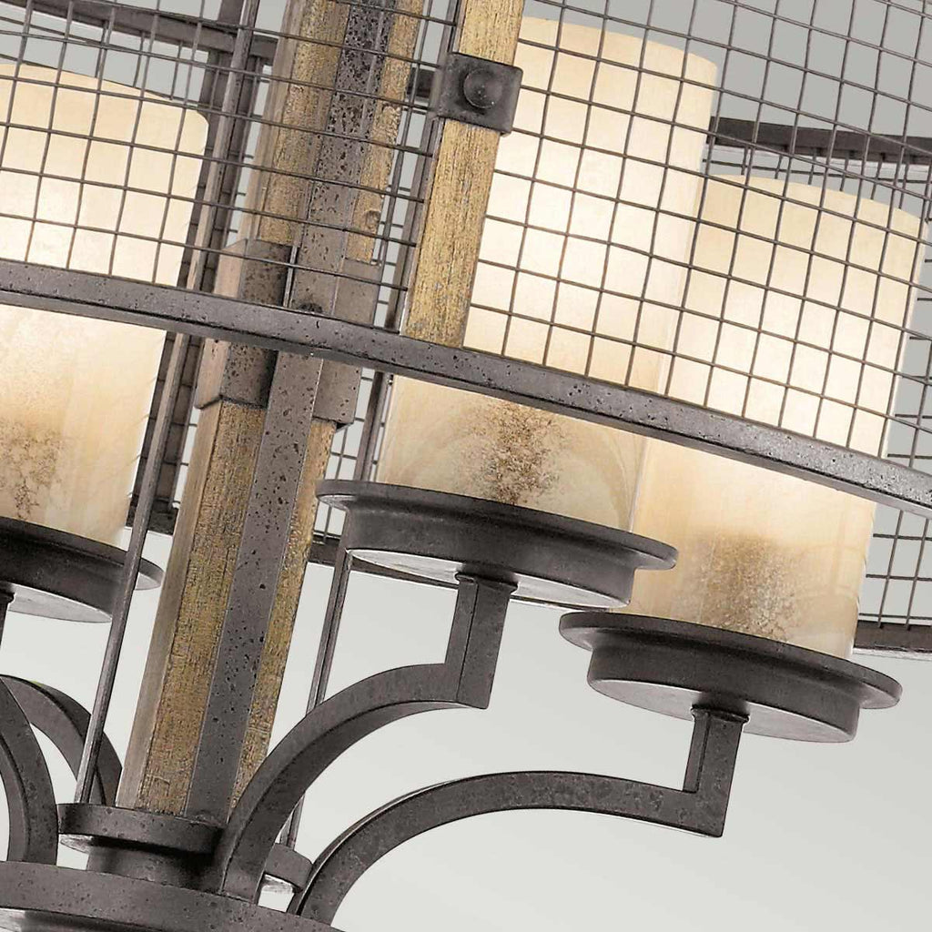 Pendelleuchte Ahrendale (Anvil Iron) 4x - Elstead Lighting