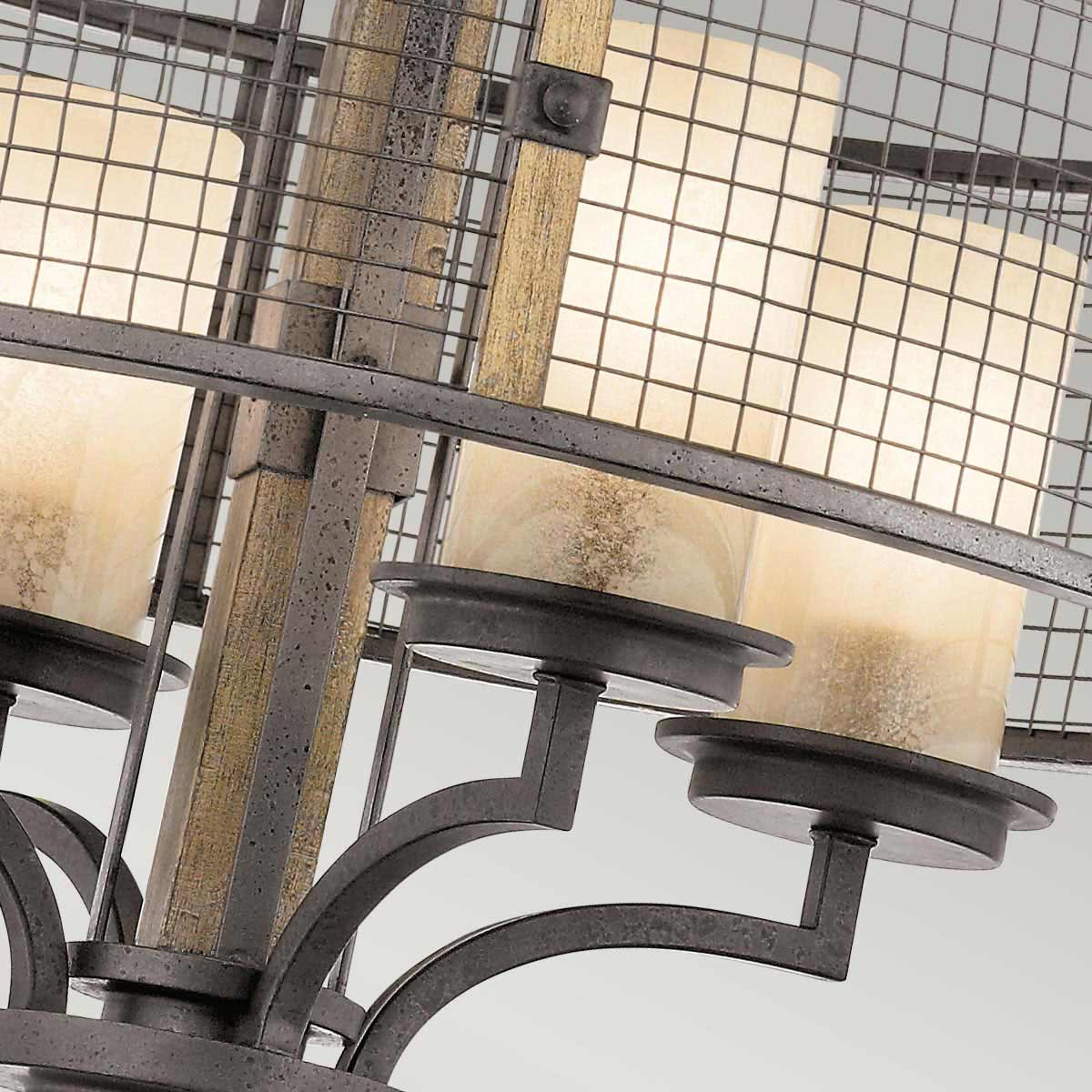 Pendelleuchte Ahrendale (Anvil Iron) 4x - Elstead Lighting