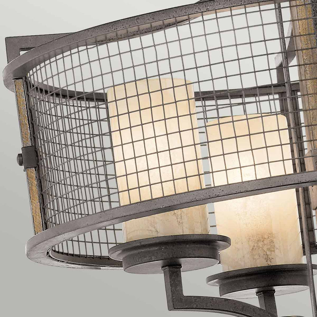 Pendelleuchte Ahrendale (Anvil Iron) 4x - Elstead Lighting