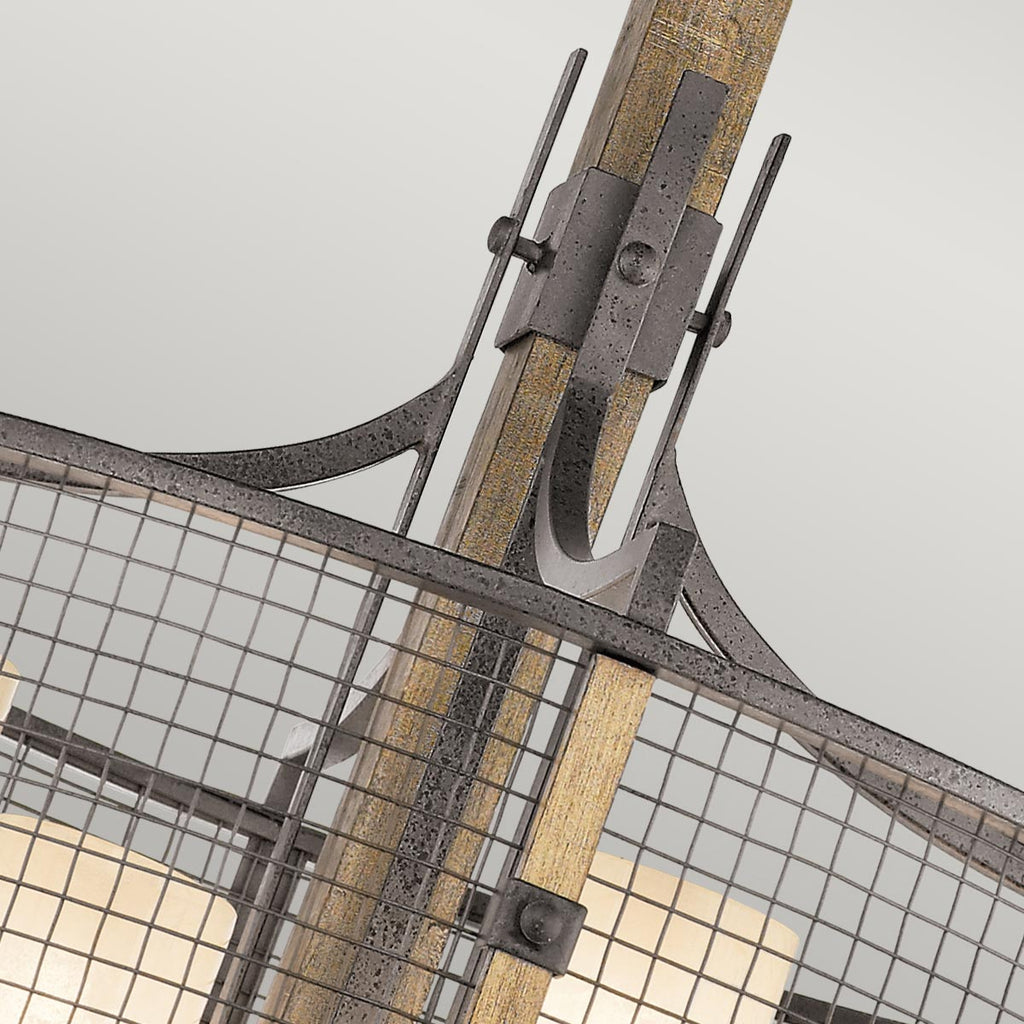 Pendelleuchte Ahrendale (Anvil Iron) 4x - Elstead Lighting