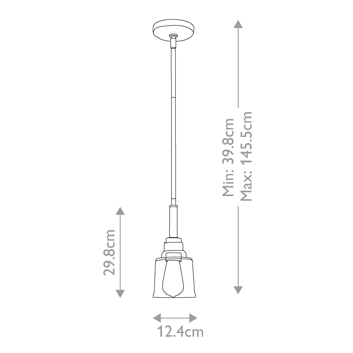 Pendelleuchte Aivian (messingfarben) 1x - Elstead Lighting