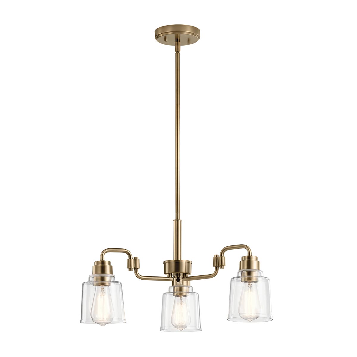 Pendelleuchte Aivian (messingfarben) 3x - Elstead Lighting