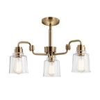 Pendelleuchte Aivian (messingfarben) 3x - Elstead Lighting
