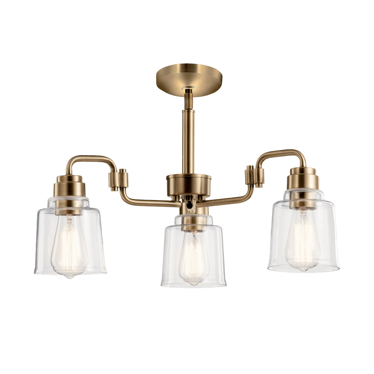 Pendelleuchte Aivian (messingfarben) 3x - Elstead Lighting